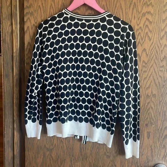 Black & White Polka Dot‎ Cardigan M - Picture 4 of 4
